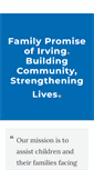 Mobile Screenshot of familypromiseirving.org